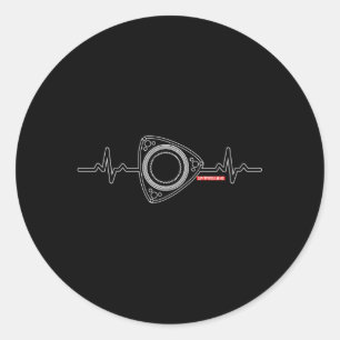Rx8 Rx7 He Beat Dark Classic Round Sticker