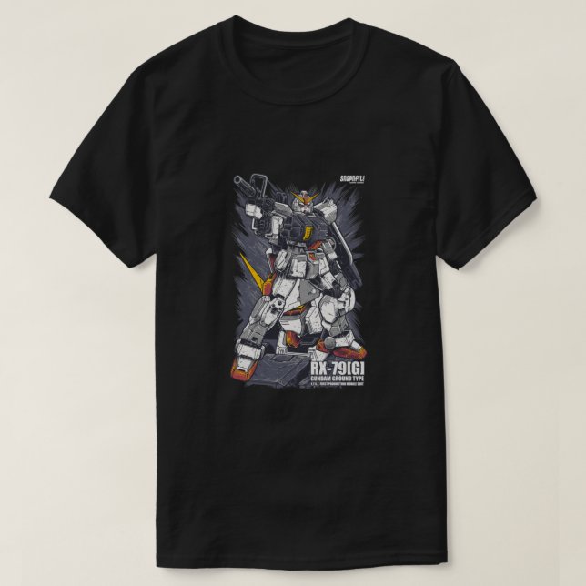 RX 79 G Gundam Essential T-Shirt (Design Front)