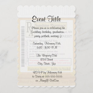RX Funny Happiness Prescription Invitation