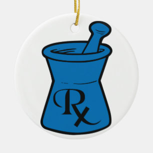 RX Logo Ceramic Ornament