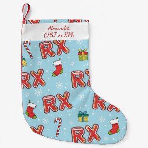 RX-Mas Pharmacy Small Christmas Stocking