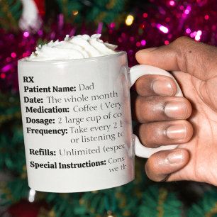 RX Prescription For Surviving Christmas  Coffee Mug