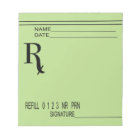 Rx Prescription Pad - Write Your Own Prescription!