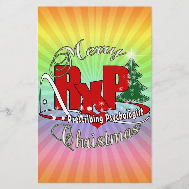 RxP Christmas Prescribing Psychologist. (Front)