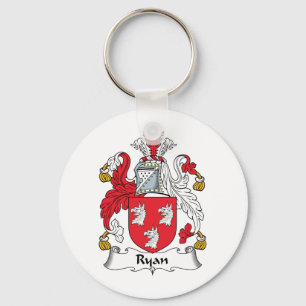 Ryan Family Crest Key Ring