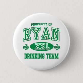 Ryan Irish Drinking Team 6 Cm Round Badge