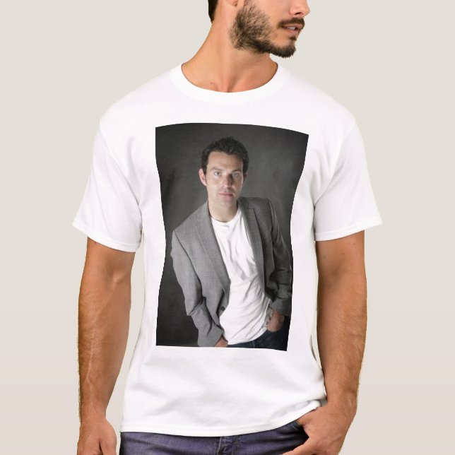 Ryan Kelly Music - Basic Tshirt White - Grey (Front)