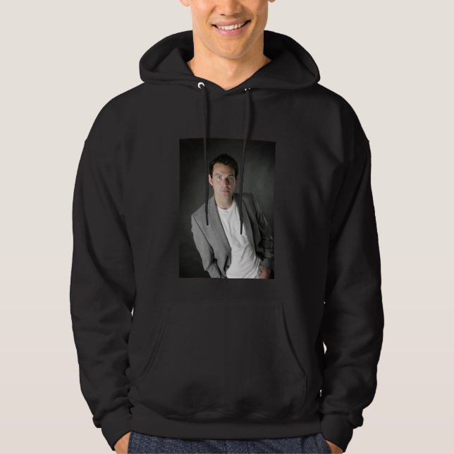 Ryan Kelly Music - Hoodie Black - Grey (Front)