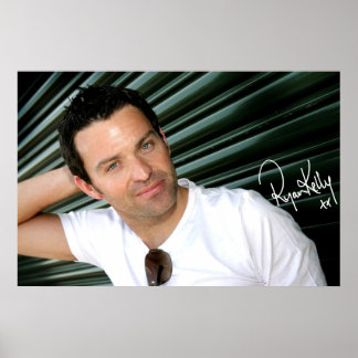 Ryan Kelly Music - Poster - Green-"Signed"