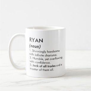 Ryan name, Editable name, Custom name Coffee Mug
