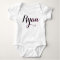 Ryan pink and white girls baby outfit