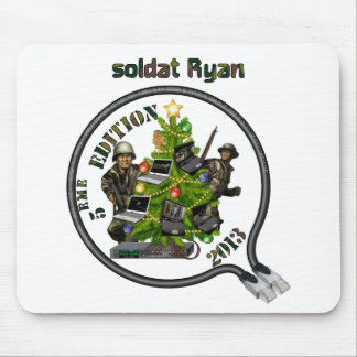 Ryan Soldier Christmas Lan mouse Mouse Pad