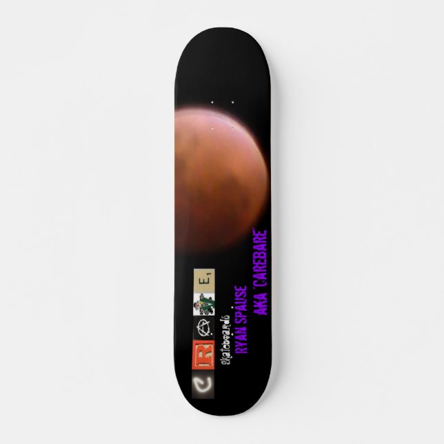 Ryan Spause of crave eclipse deck Skateboard (Front)