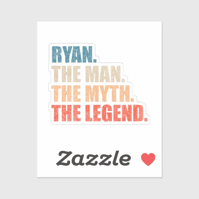 Ryan The Man The Myth The Legend (Sheet)