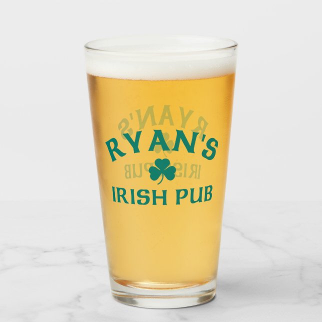 Ryan's Irish Pub  Glass (Front Filled)