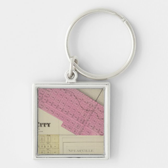 Ryansville, Ford City, Spearville, Kansas Key Ring (Front)
