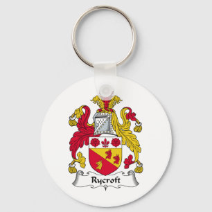 Rycroft Family Crest Key Ring