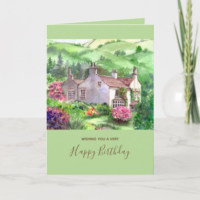 Rydal Mount, William Wordsworth's Home Card (Front)