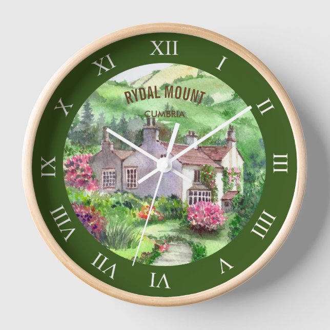 Rydal Mount, William Wordsworth's Home Clock (Front)