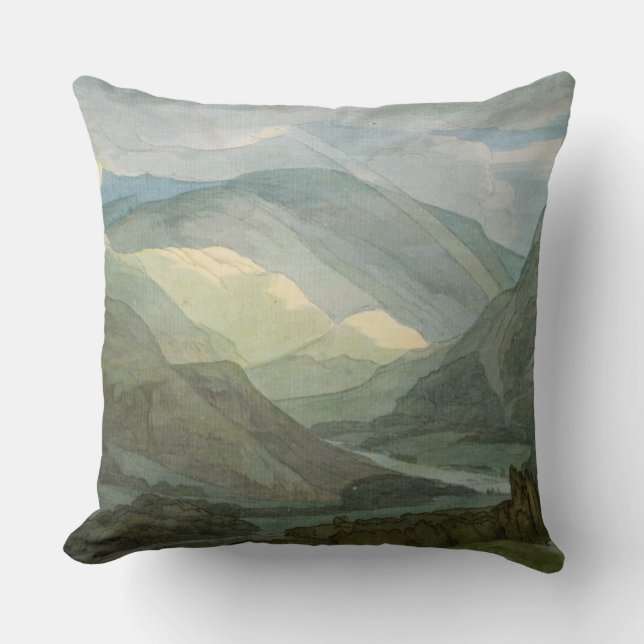 Rydal Water, 1786 (w/c) Cushion (Front)