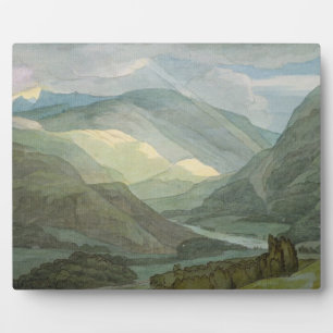 Rydal Water, 1786 (w/c) Plaque
