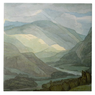 Rydal Water, 1786 (w/c) Tile