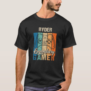 Ryder Name Gift - Personalised Legendary Gamer T-Shirt