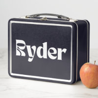 Ryder Name Personalised