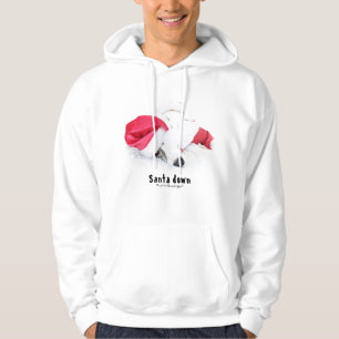 Ryder The Whippet/Santa Down Hoodie