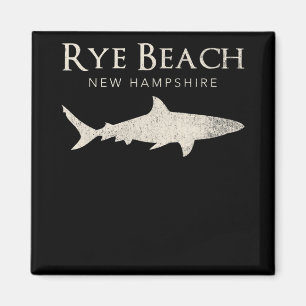 Rye Beach New Hampshire - Shark Lover Gifts Magnet