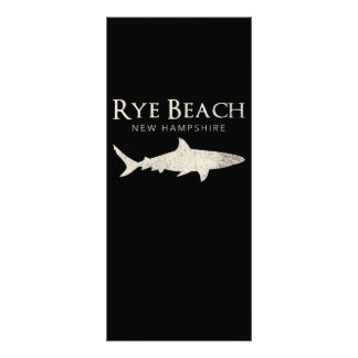 Rye Beach New Hampshire - Shark Lover Gifts Rack Card