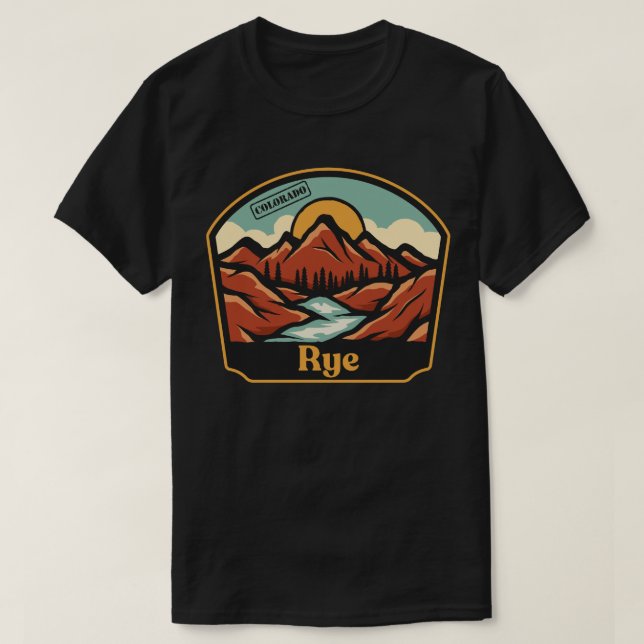 Rye, Colorado T-Shirt (Design Front)