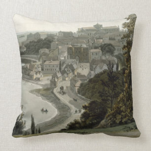 Rye, East Sussex, from 'A Voyage Around Great Brit Cushion