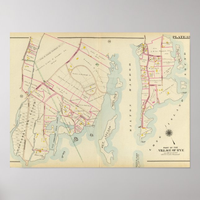 Rye, New York Poster (Front)