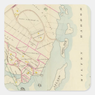 Rye, New York Square Sticker