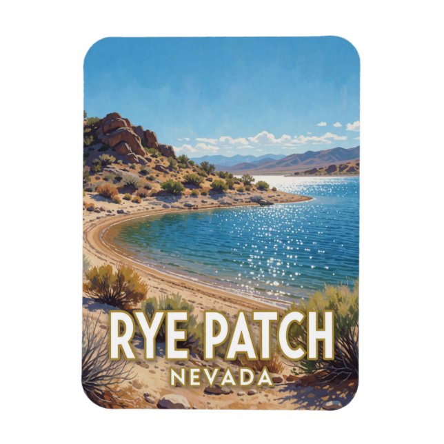 Rye Patch State Recreation Area — Nevada Magnet (Vertical)