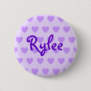 Rylee in Purple 6 Cm Round Badge