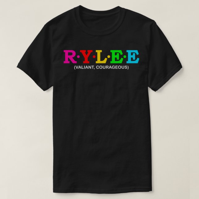 Rylee Valiant Courageous T-Shirt (Design Front)