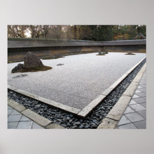 Ryoan-ji Zen Garden Poster