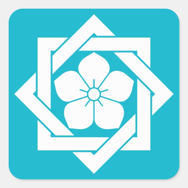 Ryoma Sakamoto Square Sticker (Front)