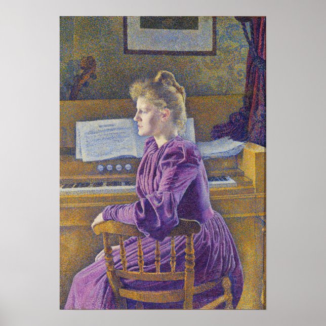 Rysselberghe - Maria Sethe 1891 Poster (Front)