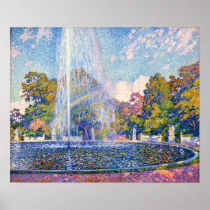 Rysselberghe - Muenchen Neue Pinakothek Fountain Poster