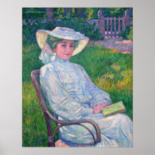 Rysselberghe - The Lady In White Poster