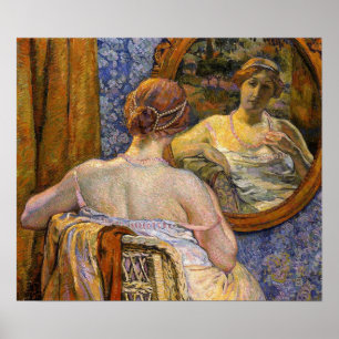 Rysselberghe - Woman At A Mirror 1907 Poster