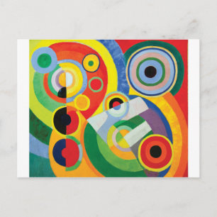 Rythme Joie de Vivre by Robert Delaunay Postcard
