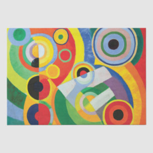 Rythme, Joie de Vivre by Robert Delaunay Tissue Paper