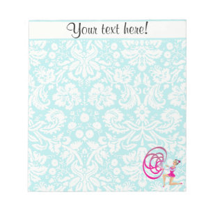 Rythmic Gymnastics Ribbon Notepad