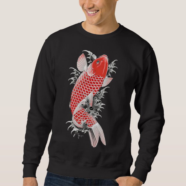 Ryu Ga Gotoku Akira Nishikiyama Koi Fish Tattoo Sweatshirt (Front)