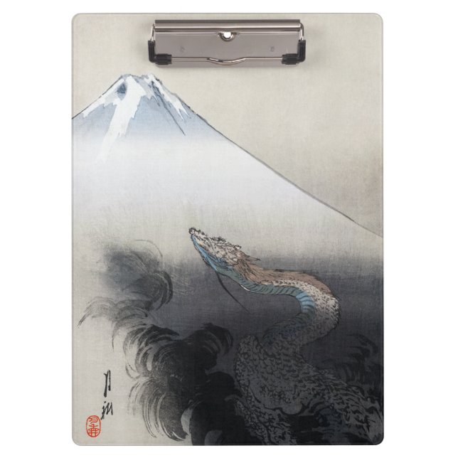 Ryu Shoten: Ascending Dragon over Fuji, Japan Clipboard (Front)