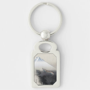 Ryu Shoten: Ascending Dragon over Fuji, Japan Key Ring